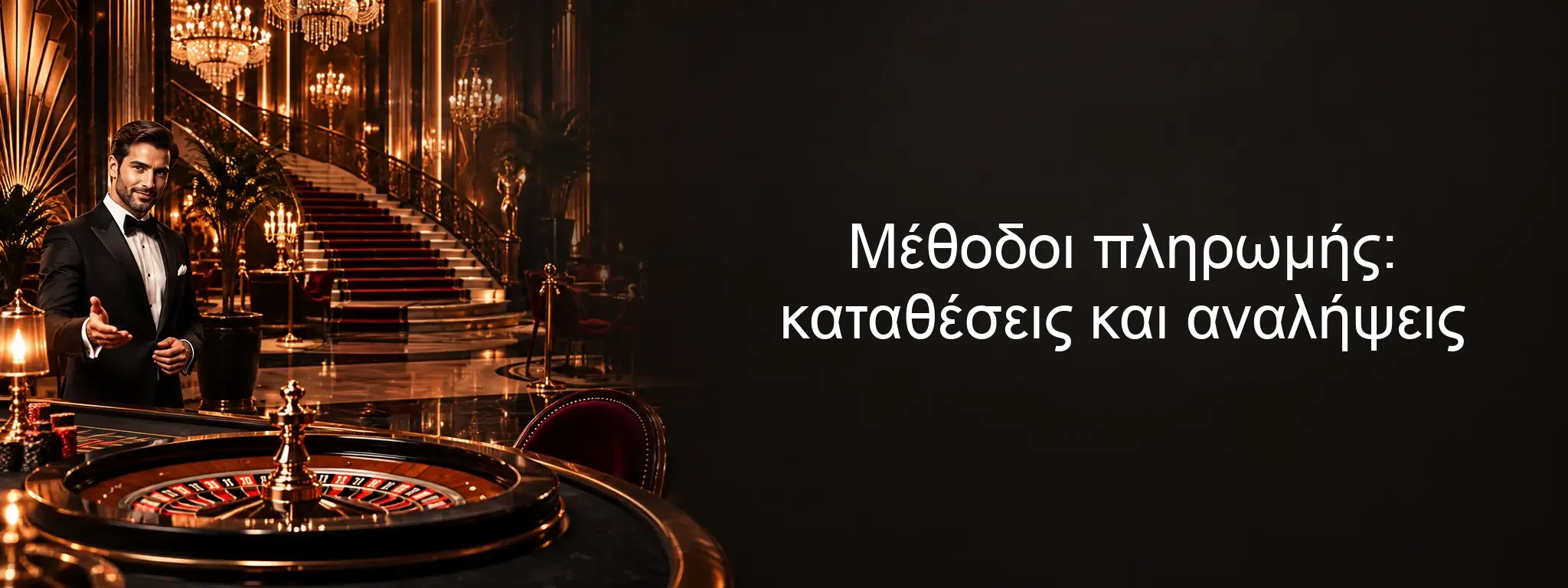 Μέθοδοι πληρωμής: καταθέσεις και αναλήψεις Μέθοδοι πληρωμής: καταθέσεις και αναλήψεις